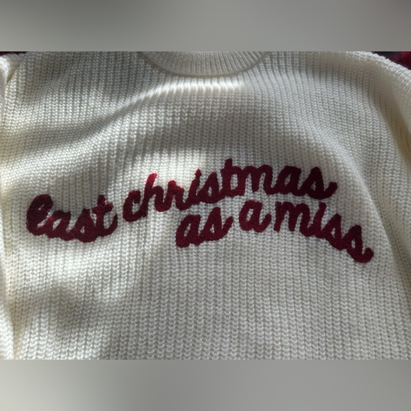 Women's Sweater- Last Christmas as a Miss - Picture 3 of 4